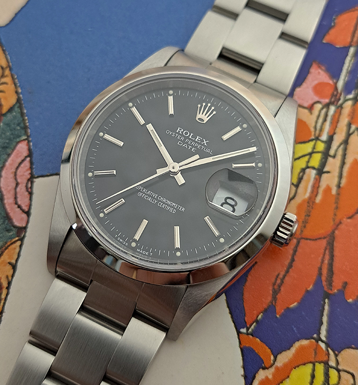 1996 Rolex Oyster Perpetual Date Midsize Wristwatch Ref. 15200